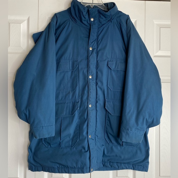 Men's Vintage Woolrich Winter Barn Chore Coat Wool Flannel Lined Made in USA XL - Picture 1 of 7